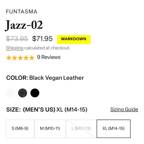 Funtasma Men's Disco Retro Black Polyurethane Lace Up Platform Shoes Halloween - Picture 14 of 14